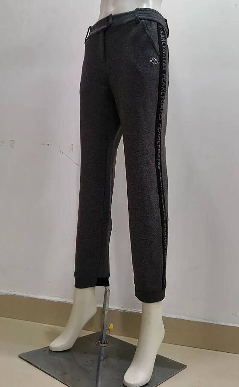 2022 Golf Pants Women's Clothing 2022 Fall/Winter Golf Clothing Slim Sports Casual Windproof and Warm Pants Wool Pants