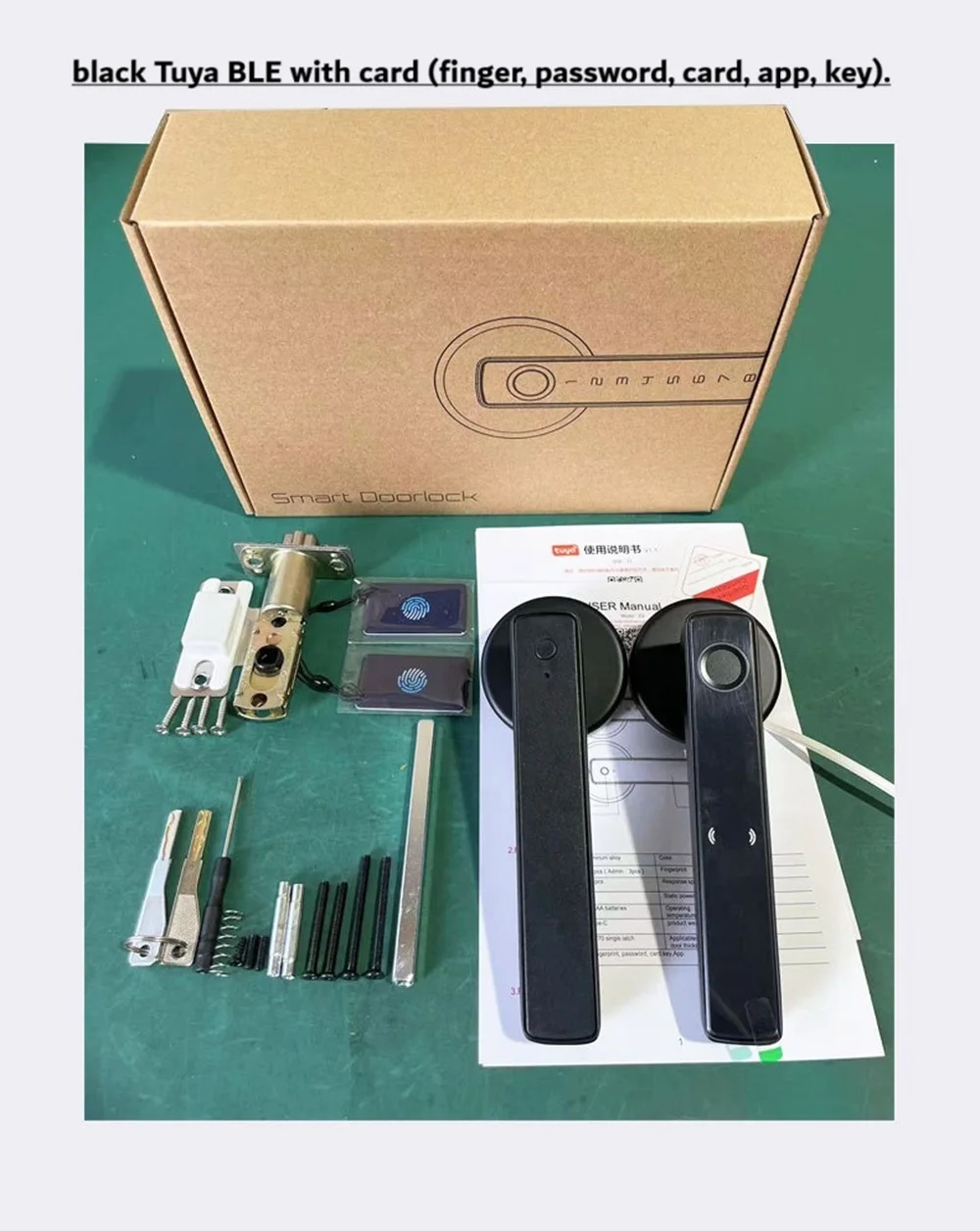 

Умный дверной замок с датчиком отпечатков пальцев Tuya