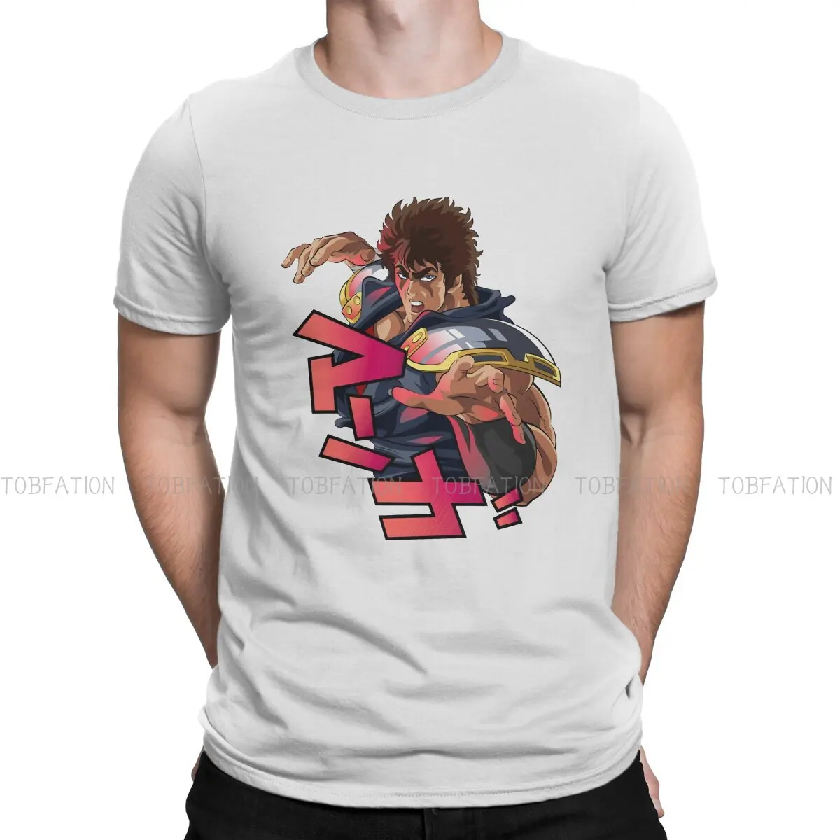 

Kenshiro Футболка мужская оверсайз с круглым вырезом