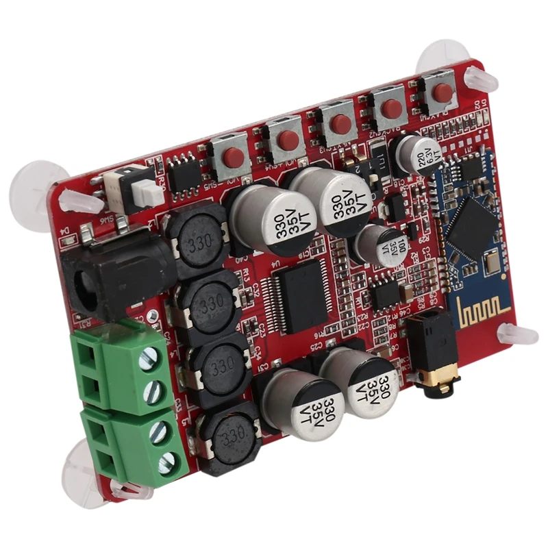 

TDA7492P 50W+50W Digital Amplifier Board Wireless Bluetooth Audio Receiver Amplifier Board Module Power Supply 8-25V