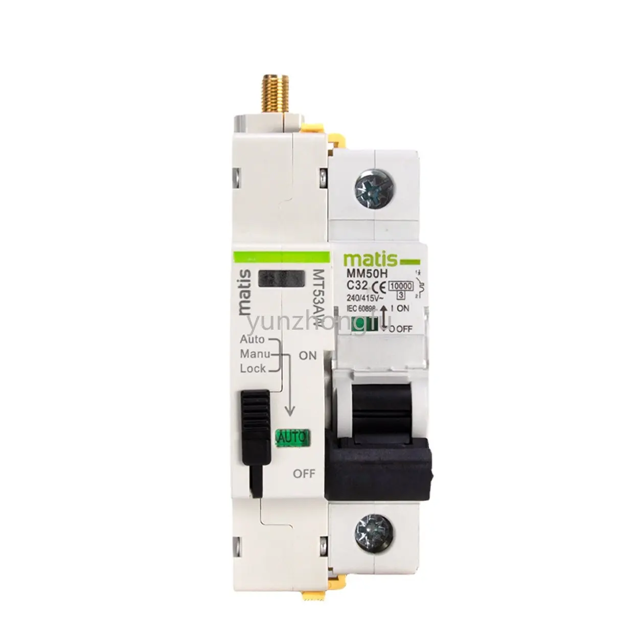 

Matis smart auto recloser with MCB 1P C32 tuya breaker tuya wifi smart circuit breaker switch 1p 63a tuya smart circuit breaker