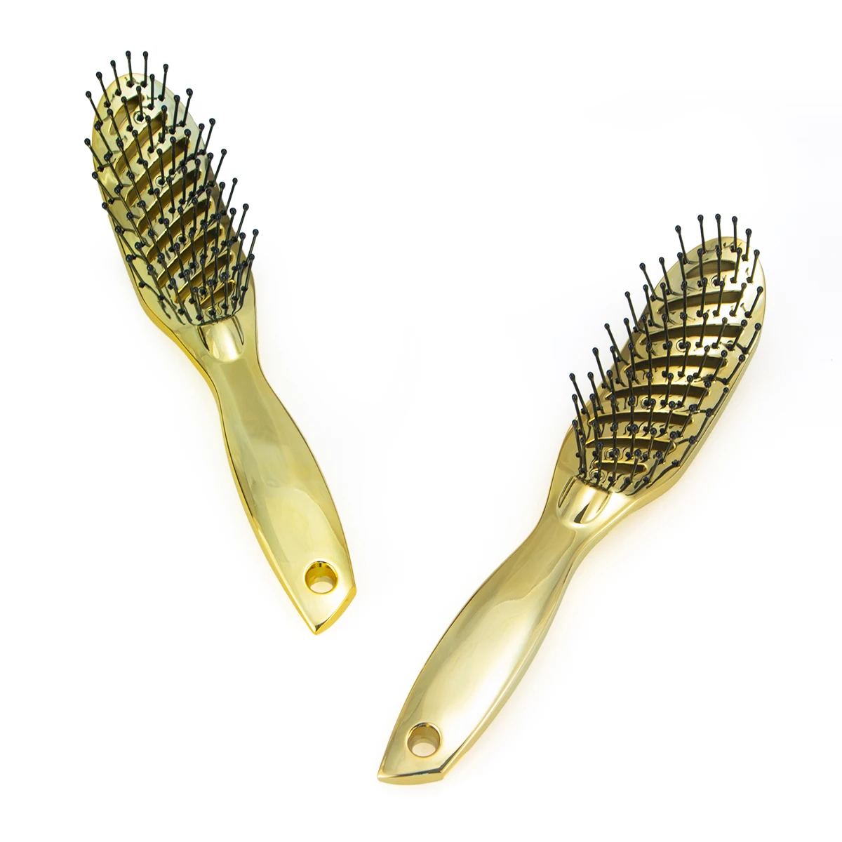 Autumnfish Пушистая Расческа для укладки Золотой Дополнительный Массажер кожи головы