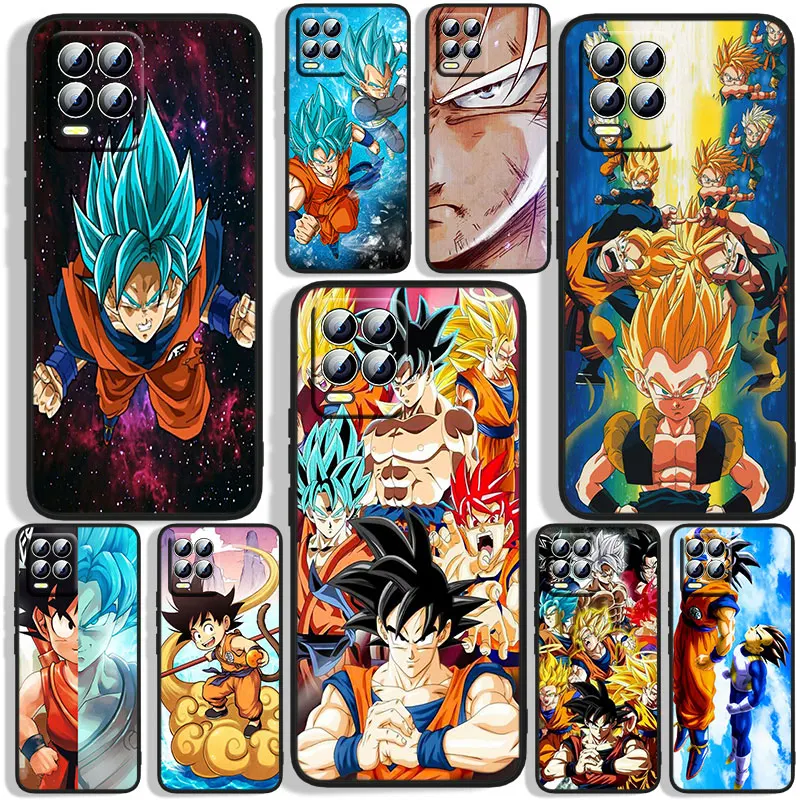 

Art Anime D-Dragon Balls Goku Phone Case For OPPO Realme C2 C3 C11 C20 C21 C21Y Q3S Q5i X2 X3 GT Neo2 GT2 GT Neo3 Black Cover