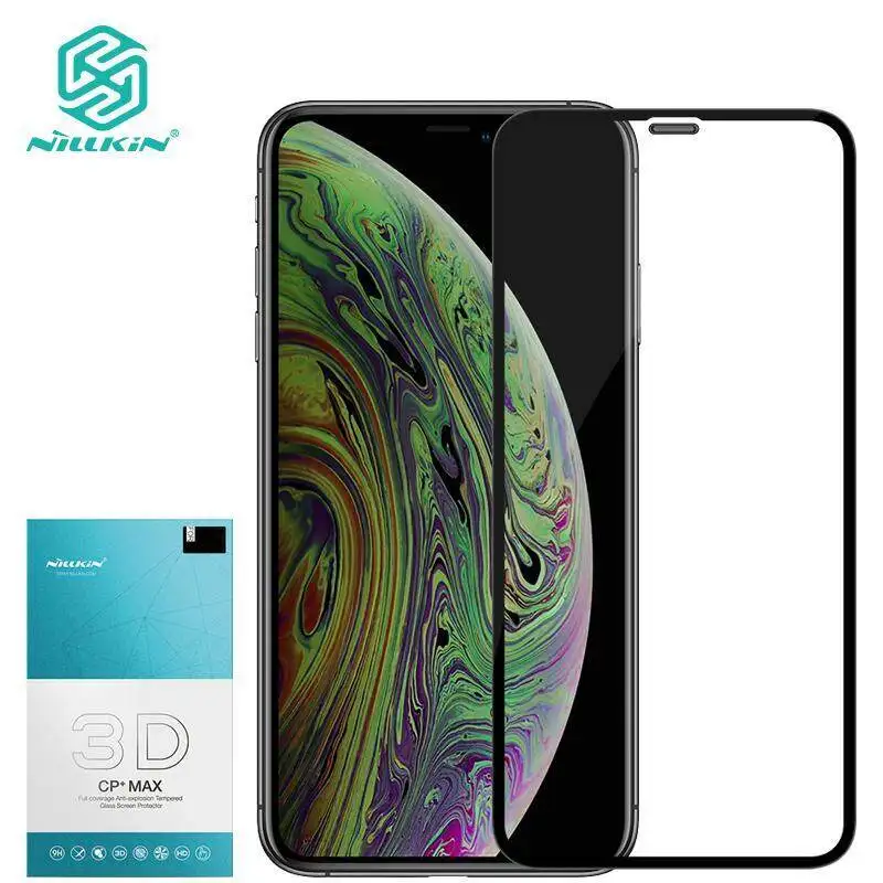 

Nillkin для iPhone 11 Pro закаленное стекло CP + MAX 3D изогнутая полноразмерная пленка Защита экрана для iPhone 11 Pro Max
