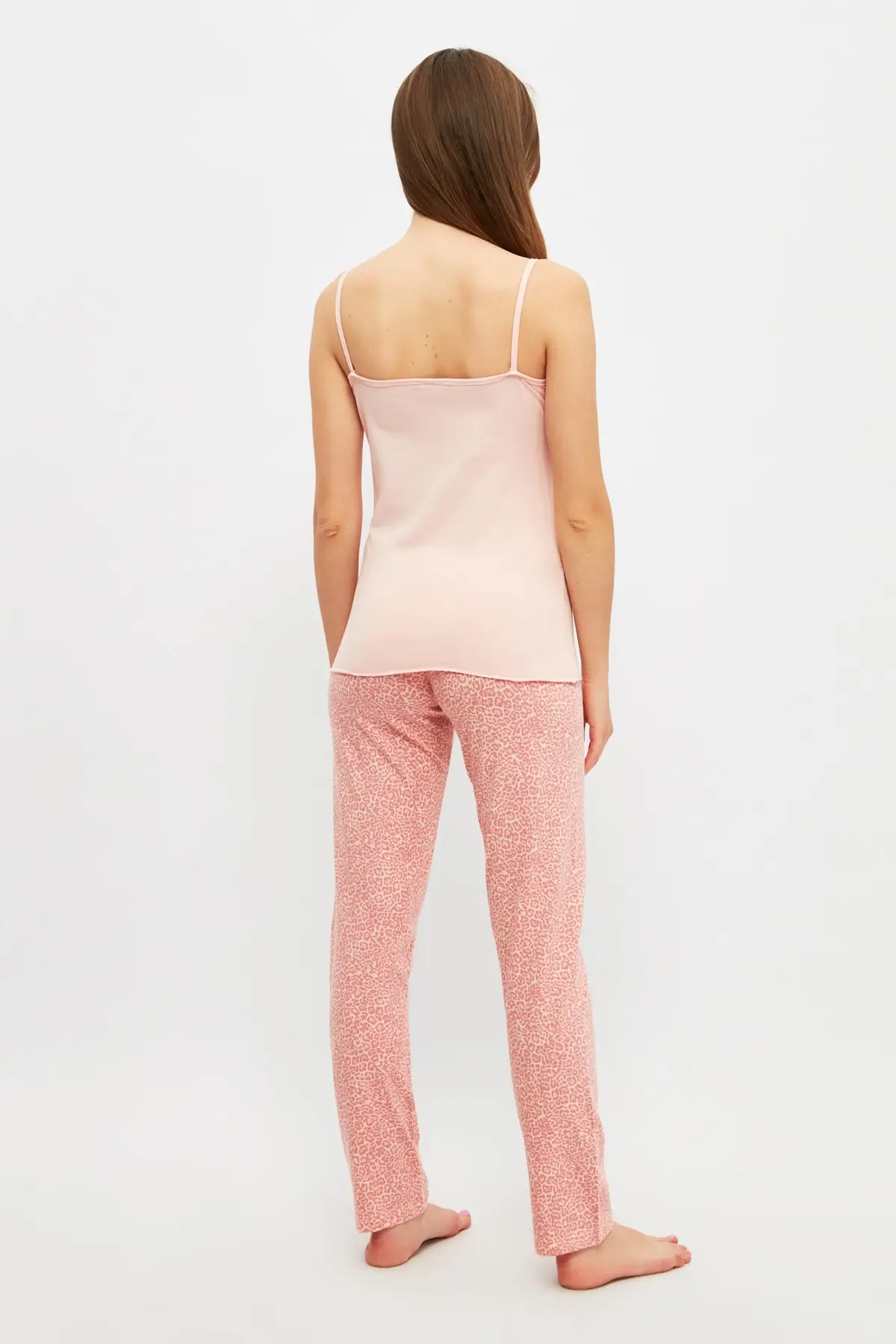 

Trendyol Leopard print Knitted Pajama set THMSS21PT1508
