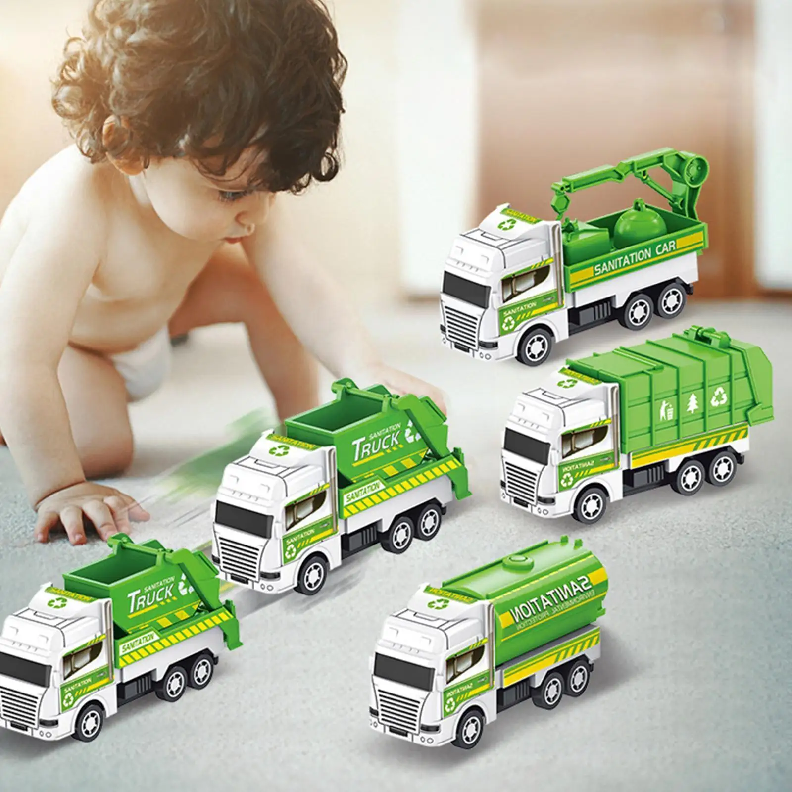 

Mini Simulation Engineering Vehicle Pull-back Inertia Toy Children Vehicle Gift Toys Model Car Sliding Toys Educational Car R9r0