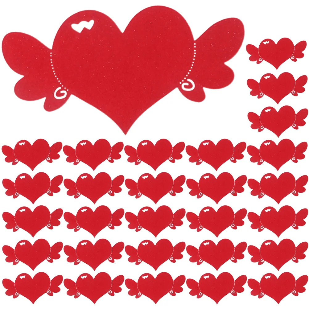 

100pcs Love Heart Shaped Gift Tags Heart Cutouts for Party Hanging