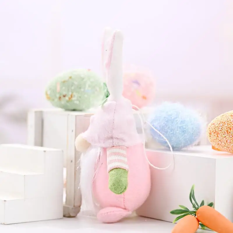 

Handmade Reusable Home Decoration Kids Diy Easter Bunny Ornaments Handmade For Easter Christmas Easter Bunny Ornaments