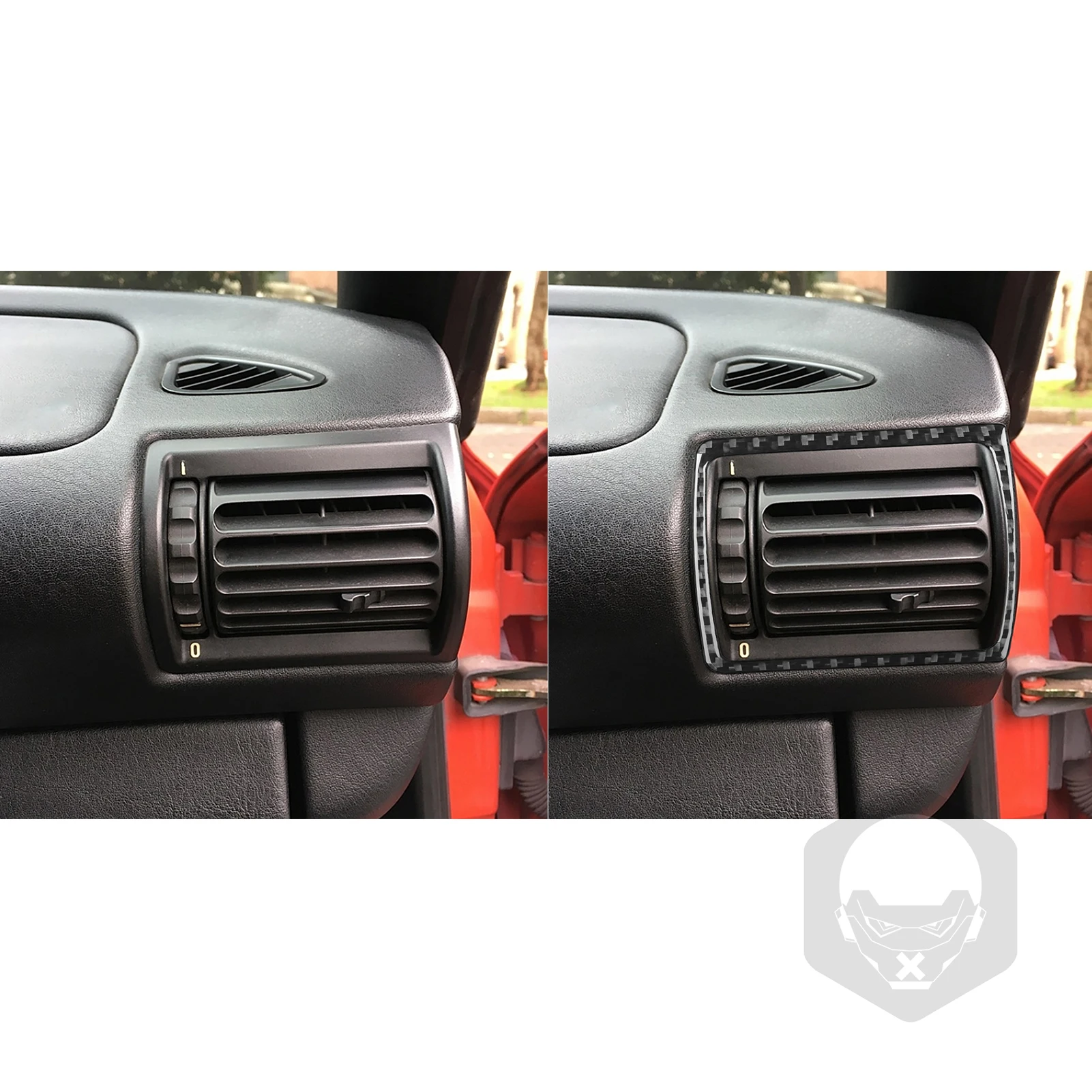 Для BMW Z3 E36 1998-2002 углеродное волокно Co-pilot приборная панель воздуховыпускная