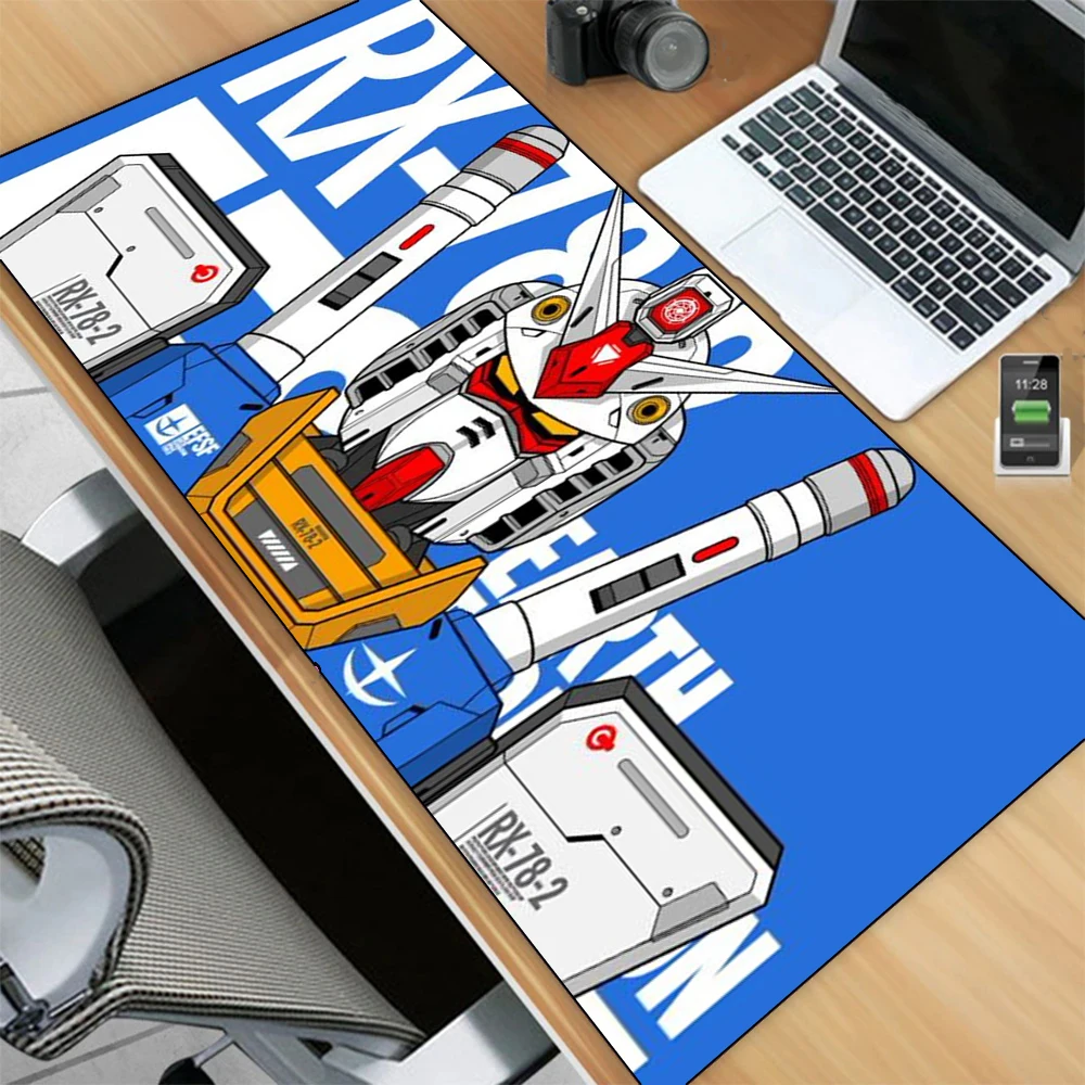 

Gundam Mouse Pad Computador Laptop Anime Teclado Mouse Tapete Gabinete Gamer Teclado Acessórios para Jogos Borracha Mousepad