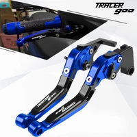motorcycle tracer 900 700 cnc clutch brake levers adjustable for yamaha tracer900 tracer 900 2015 2016 2017 2018 2019 2020 2021