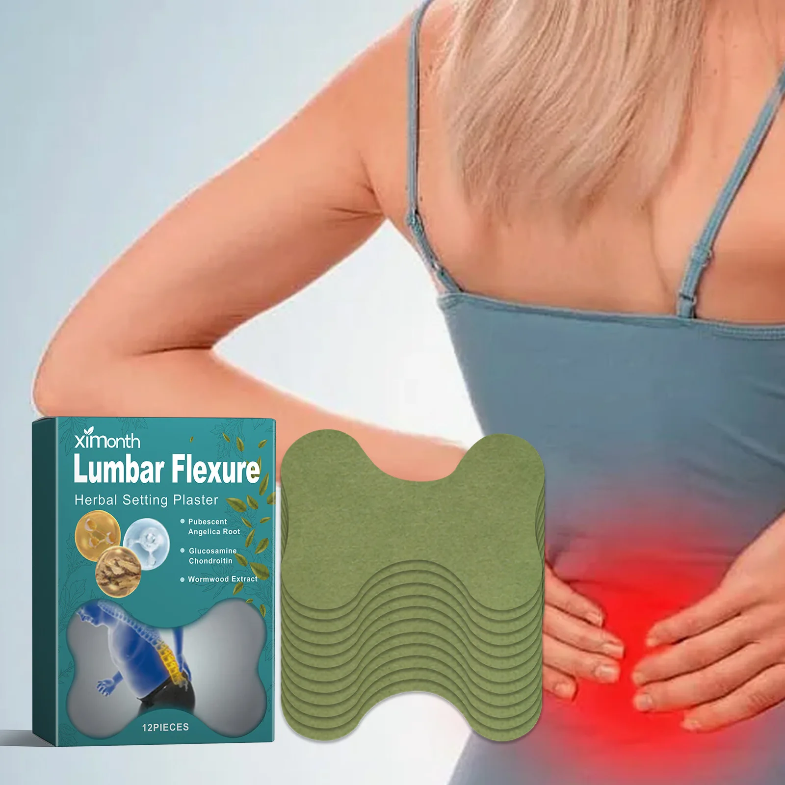 Поясничные пластыри для облегчения жесткости поясницы отеков и боли поясничный