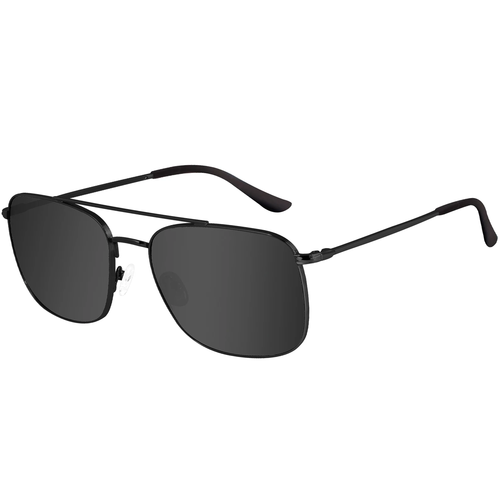 

Мужские и женские очки-авиаторы в квадратной оправе с защитой UV400