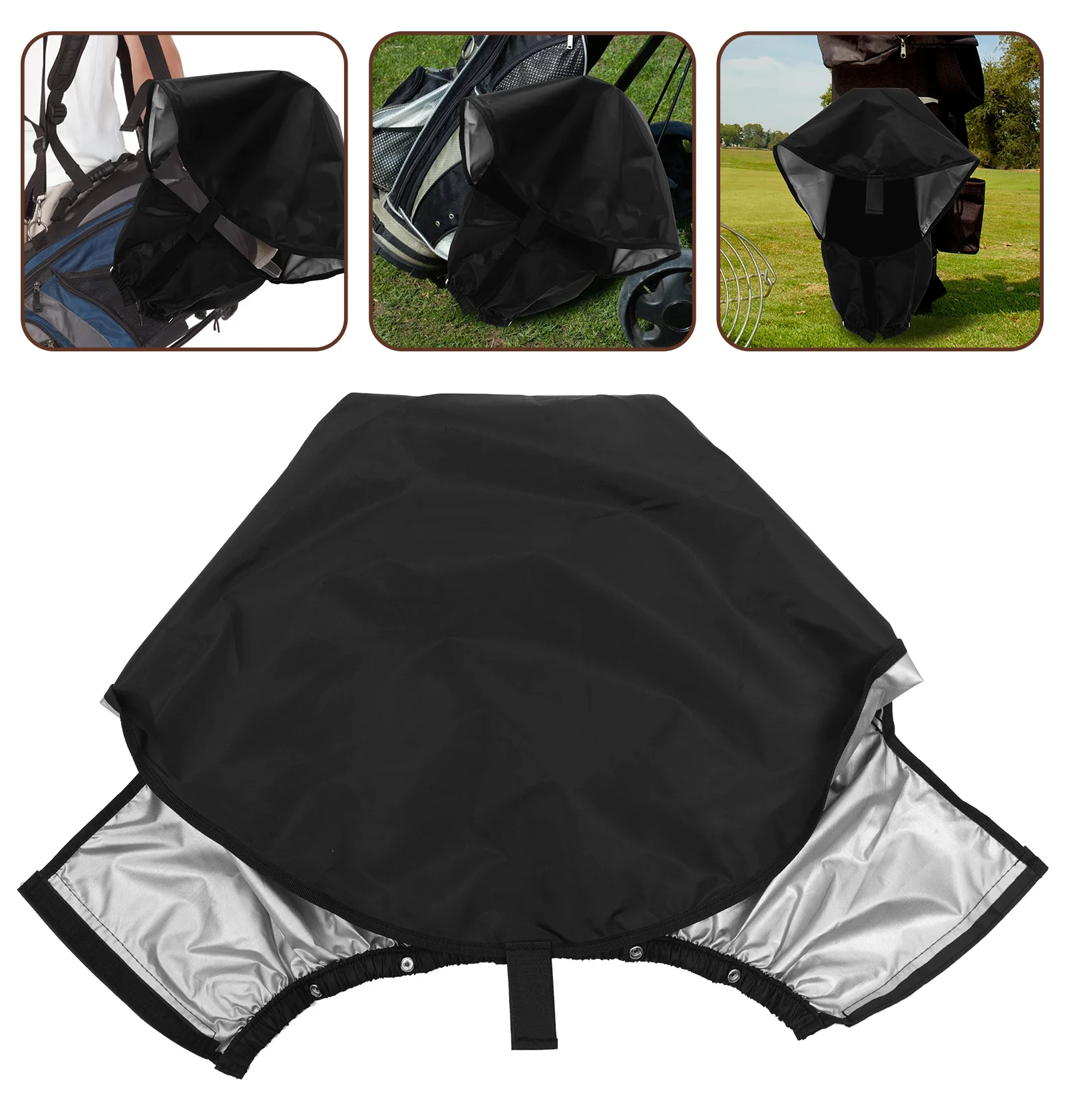 

Push Cart Golf Bag Cover Scratch-proof Rain Clubs Sports Dust Pouch Golfs Outdoor