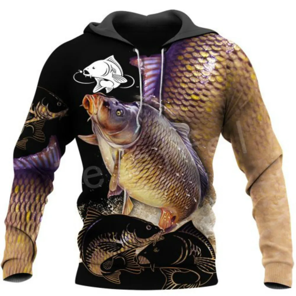 

2022 Harajuku 3D Printed Men's Ladies Sweater Marlins Animal Fishing Clothing Zip Sweatshirt Jacket