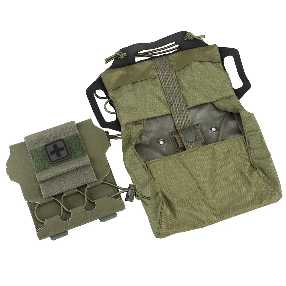 Фото IFAK Pouch MOLLE Сумка для выживания Открытая аптечка Охота Кемпинг Тактическая быстрое развертывание Аварийные мужские поясные сумки №5