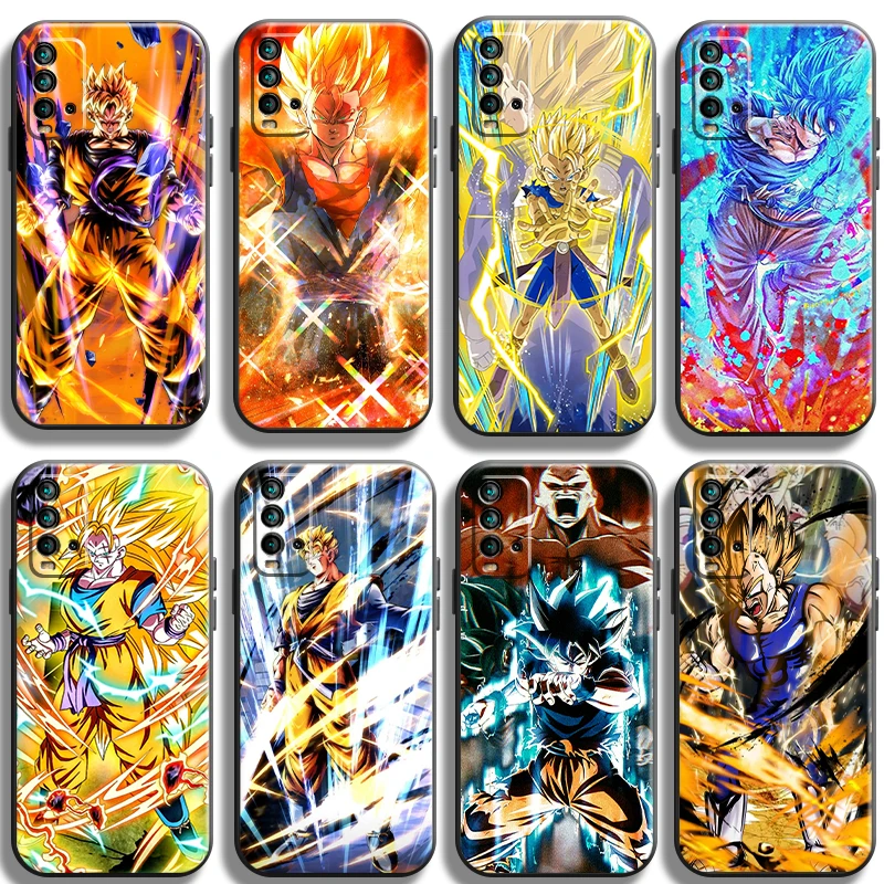 

Japan Anime Dragon Ball Phone Case For Xiaomi Redmi Note 9 Pro MAX 5G 9T 9S 10S 10 Pro MAX 10T 5G Carcasa TPU Shell ShockProof