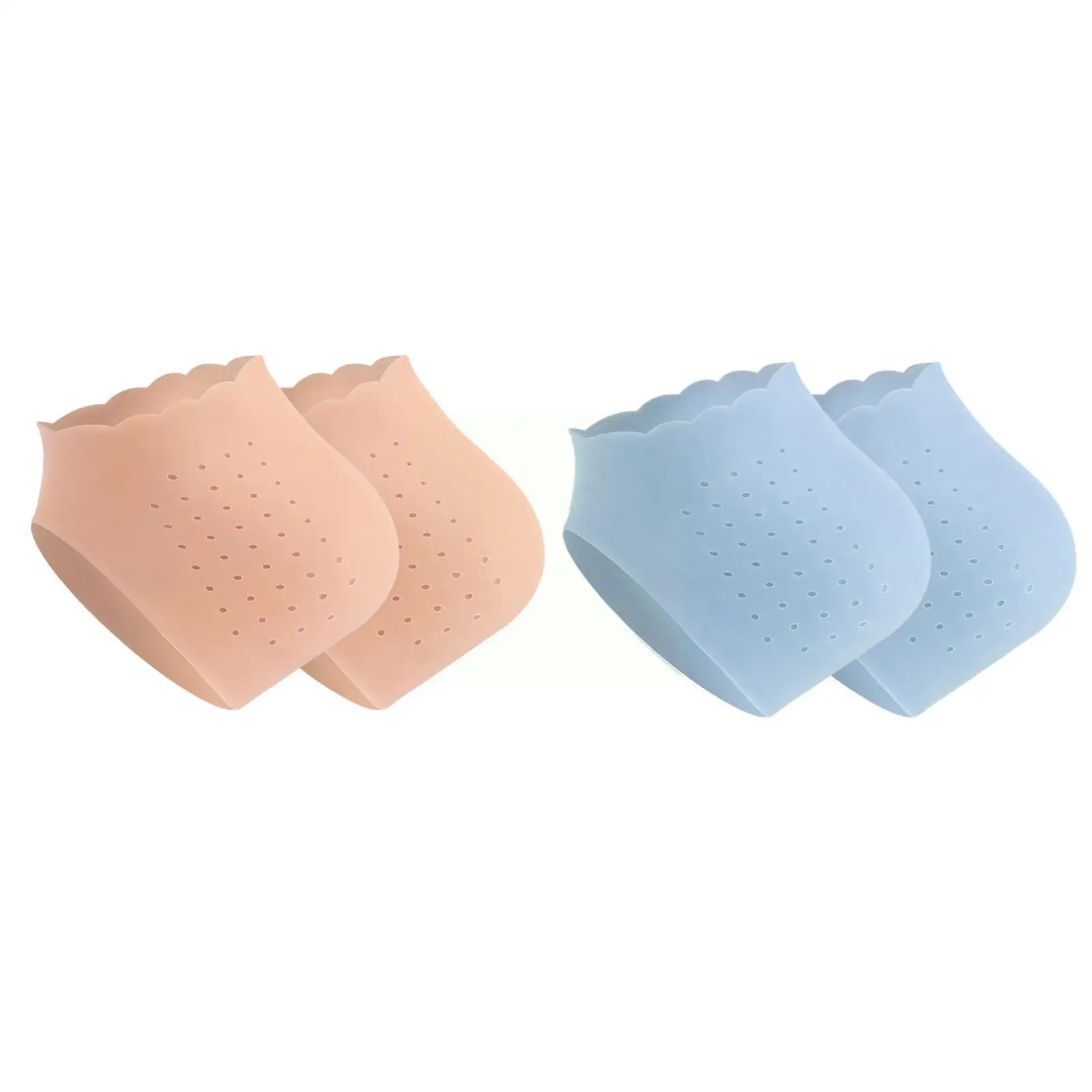 

New Silicone Heel Socks Women Heel Protectors Moisturizing Gel Feet Thin Care Lace Heel Cover P0Z6