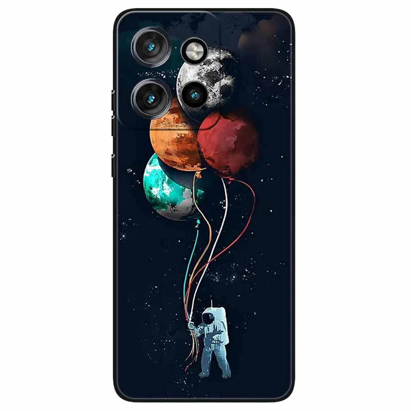 Чехол для телефона Motorola ThinkPhone 25 черный бампер силиконовые ТПУ Мягкие Чехлы Moto