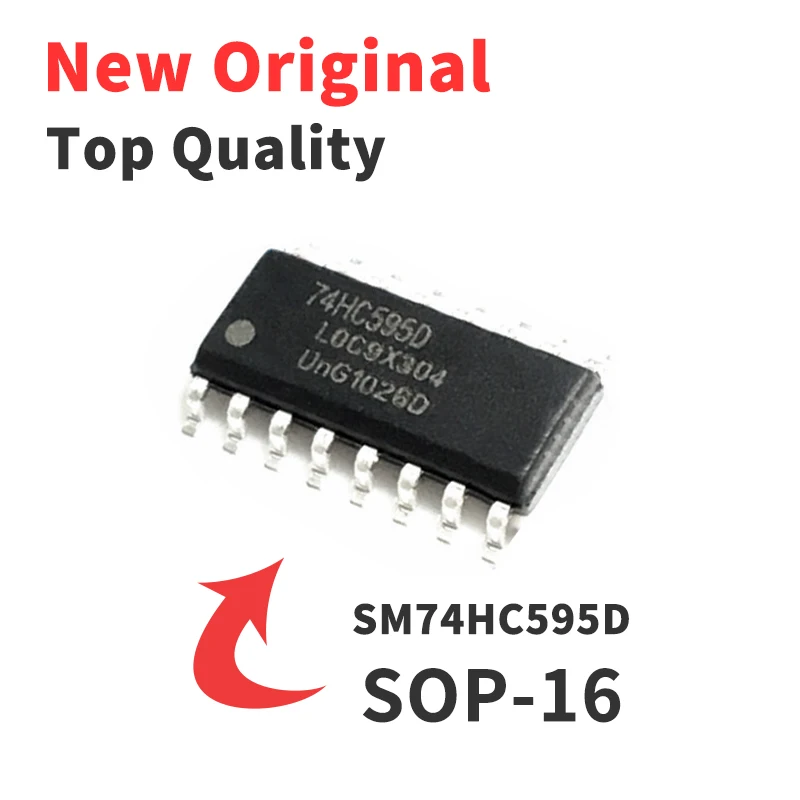 

Интегральная схема SM74HC595D SMD 74HC595 74HC595D SN74HC595D SOP-16, чип интегральной схемы, Новый оригинал, 10 шт.