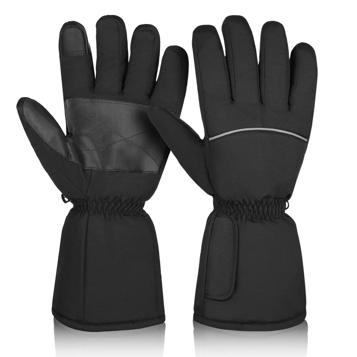 

Gloves Heated Heating Winter Warm Electric Touchscreen Insulated Thermal Men Motorcycle Rechargeable Glove