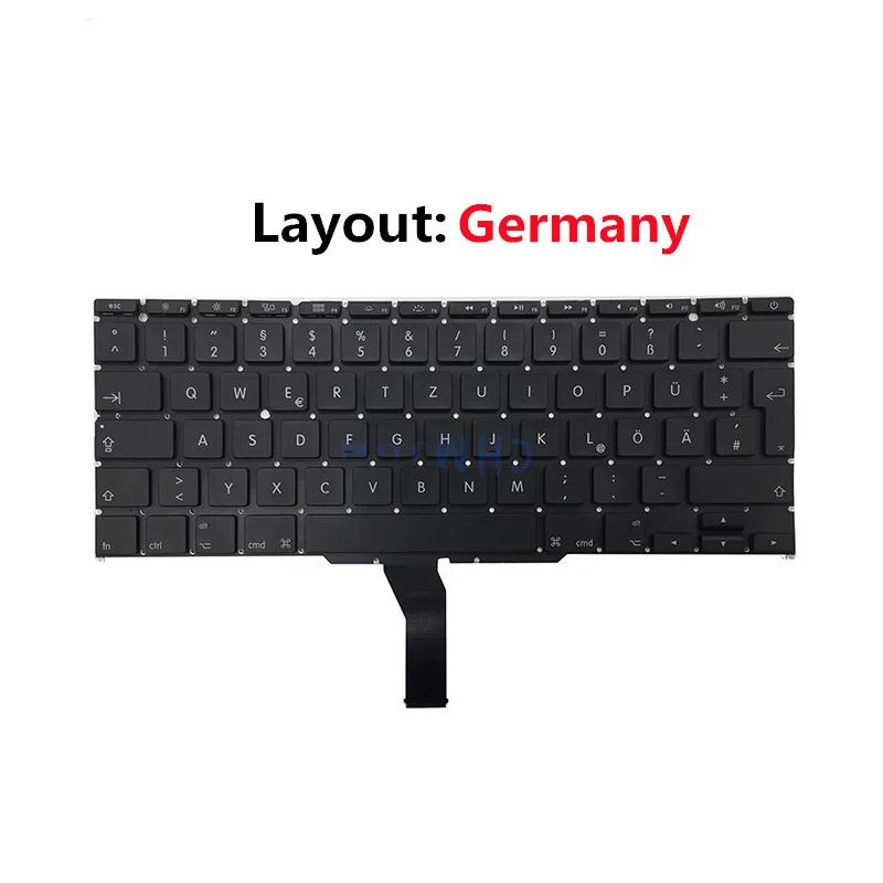 Клавиатура для Macbook Air 11" A1370 A1465 US UK French Spain German Russian Arabic Korean Italian Layout 2011-2017.