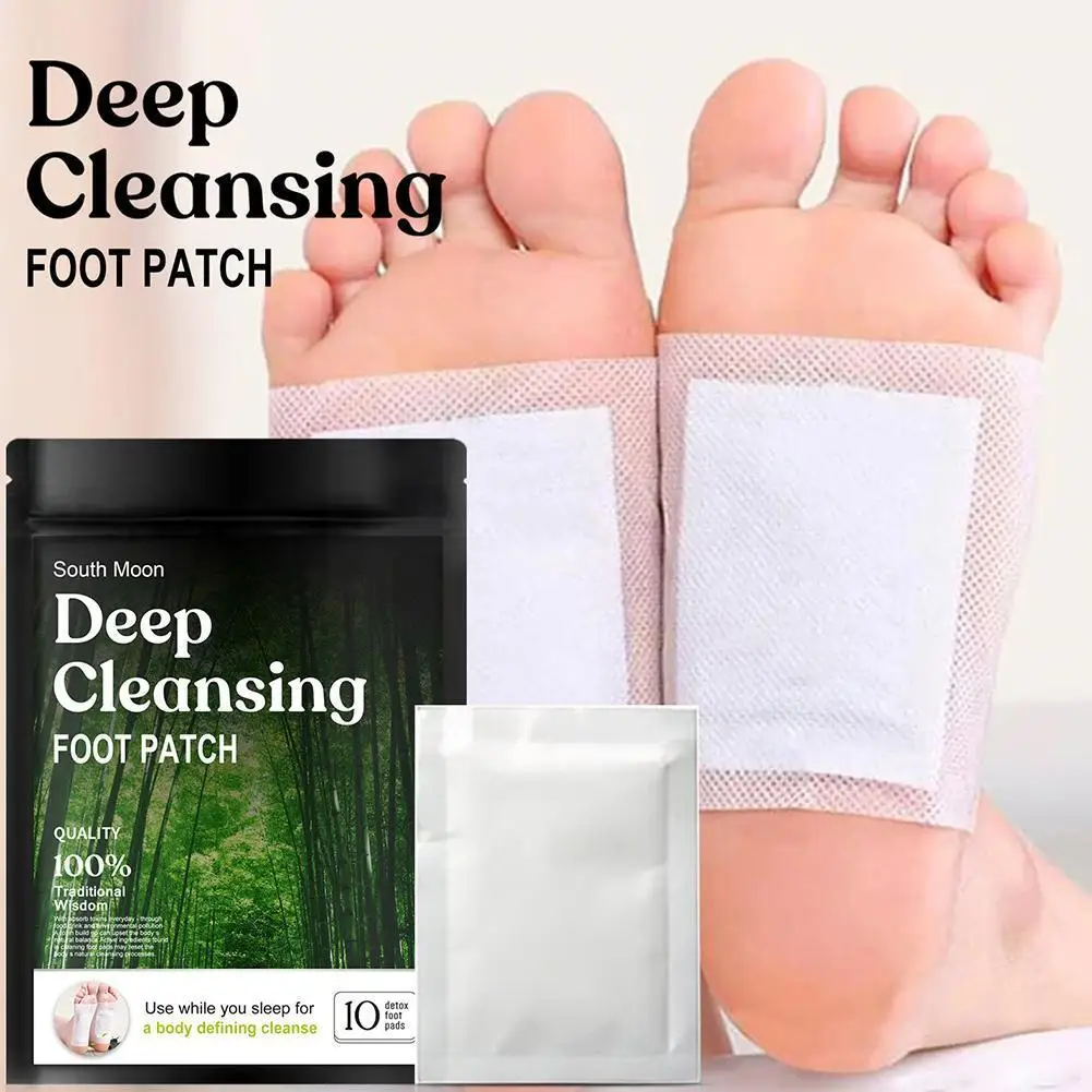

10/20X Pure Organic Bandoo Detox Foot Patches Pads Deep Detox Bandoo Feet Cleansing Patches Natural Body Toxins Pads Herbal C9K8