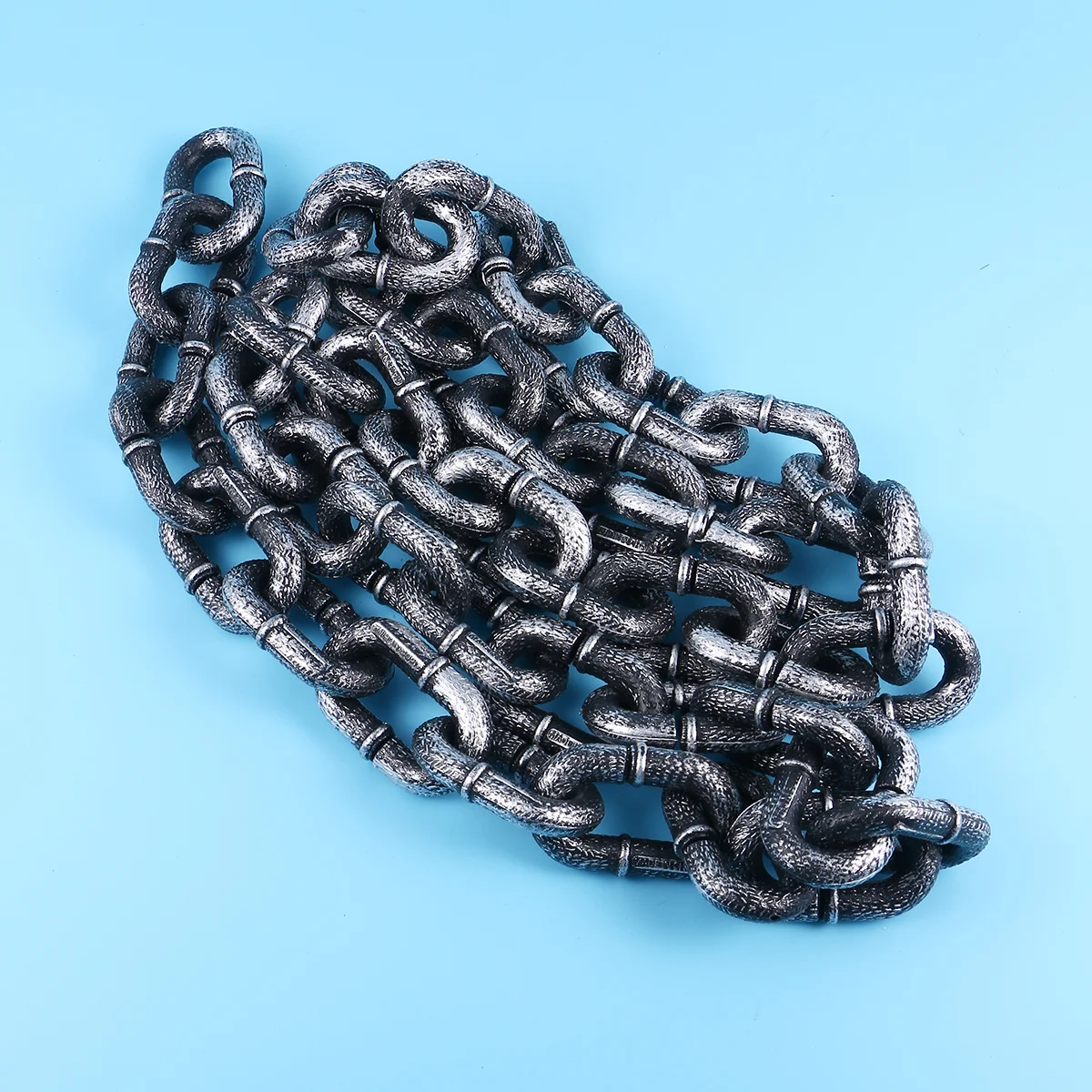 

Halloween Costumes 2M Halloween Simulation Plastic Chain Party Layout Decor Barrier Chain Performance Stage Props Costume