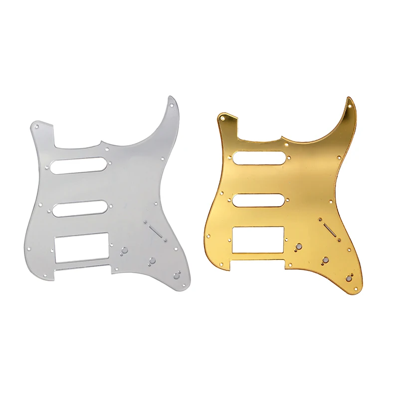 

Quality Mirror Guitar Pickguard 11 Holes ST SSH Guitar Scratch Plate With 11Pcs Pickguard Screws For FD ST Guitar Accessories