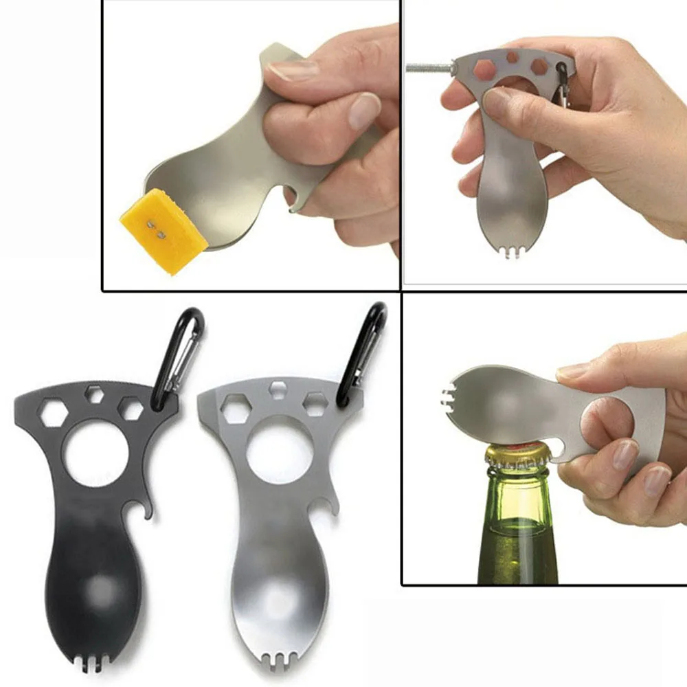 

Opener Multitool Picnic Tableware Picnic Outdoor Fork Spoon Camping Hiking Outdoor Tableware Fork Spork