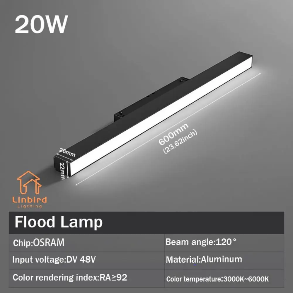 

LINBIRD Умный гибкий трековый светильник Zigbee DC48V