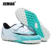 jiemiao kids football shoe original indoor turf soccer boots boy girls sneakers ag tf cleats training soccer sneakers size 30 39