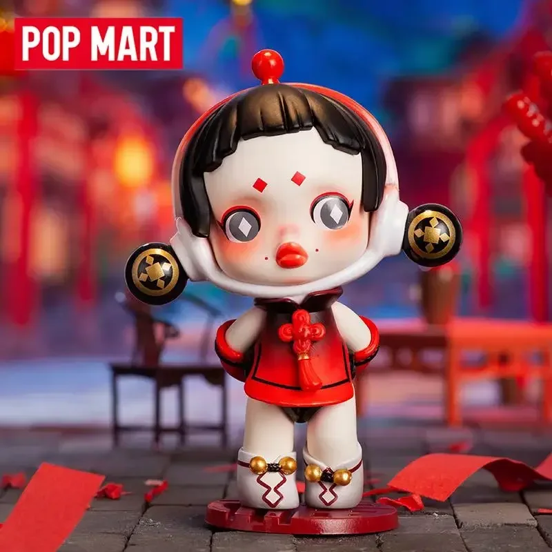 Фото POP MART Серия «Новый год Тигра» — Загадочная коробка-сюрприз, Оригинальная коллекционная фигурка, Игрушка-сюрприз, Декор для дома и рабочего стола №1