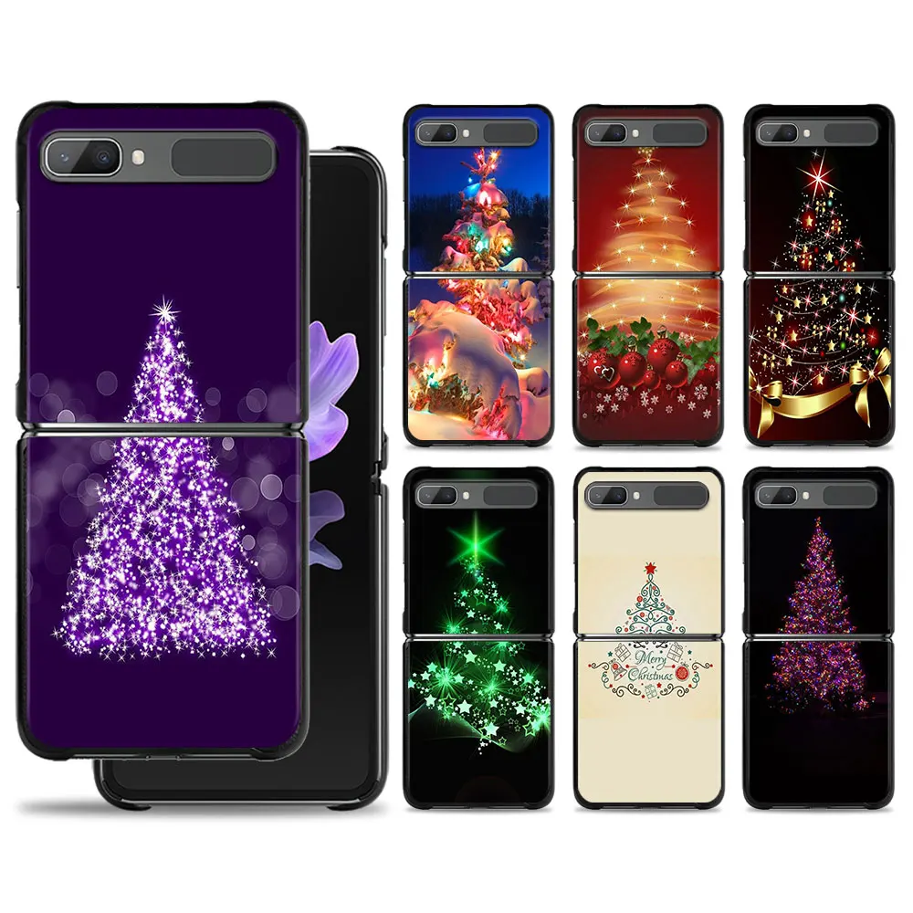 

Merry Christmas Tree Phone Case For Samsung Galaxy Z Flip Z Flip3 5G Z Flip4 Hard PC Matte Shell