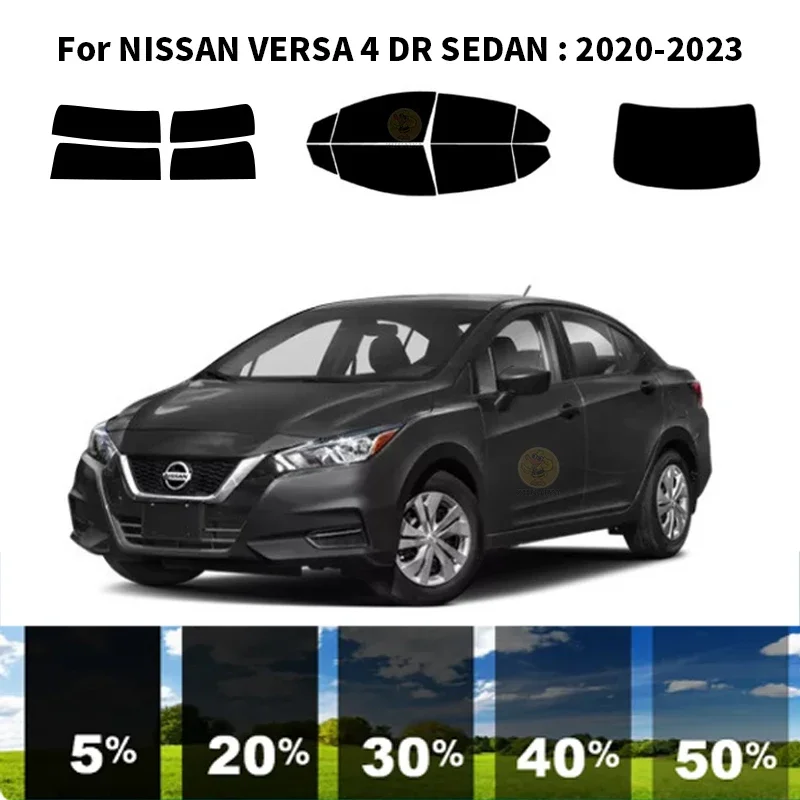 

Нанокерамическая Автомобильная УФ-пленка Precut для окон, автомобильная оконная пленка для NISSAN VERSA 4 DR SEDAN 2020-2023