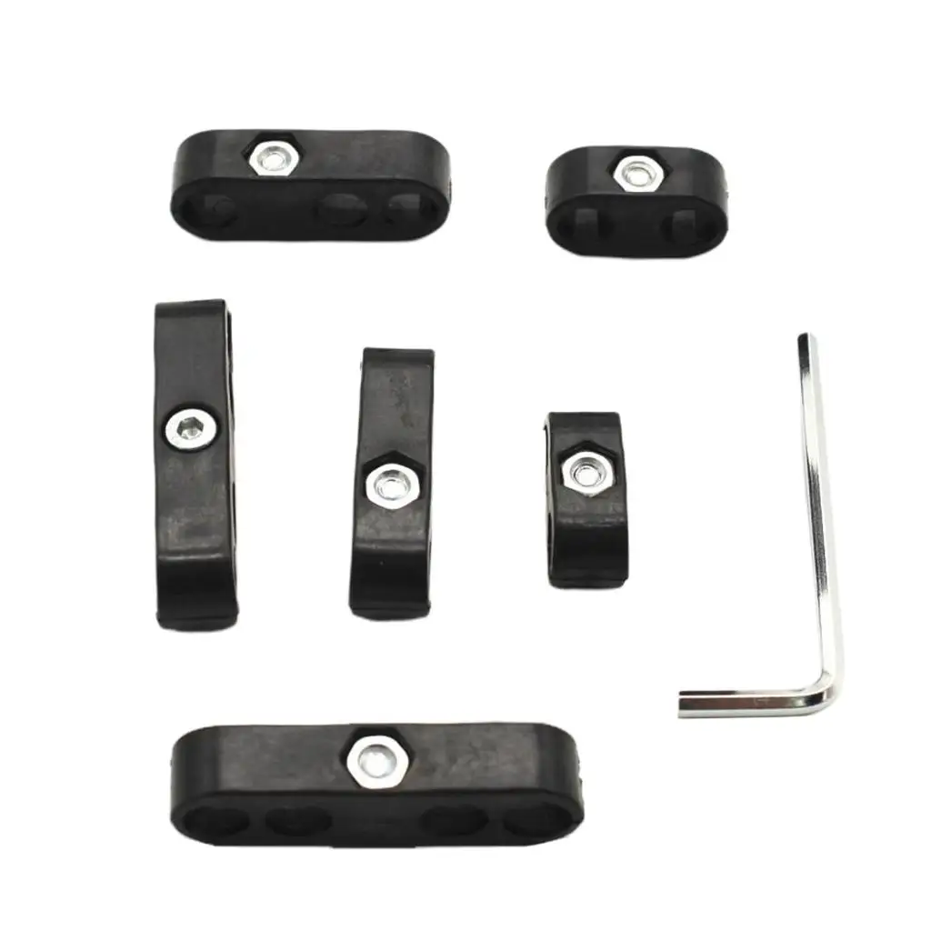 

2x черный Автомобильный разделитель провода свечи зажигания 7/8 мм Универсальный для