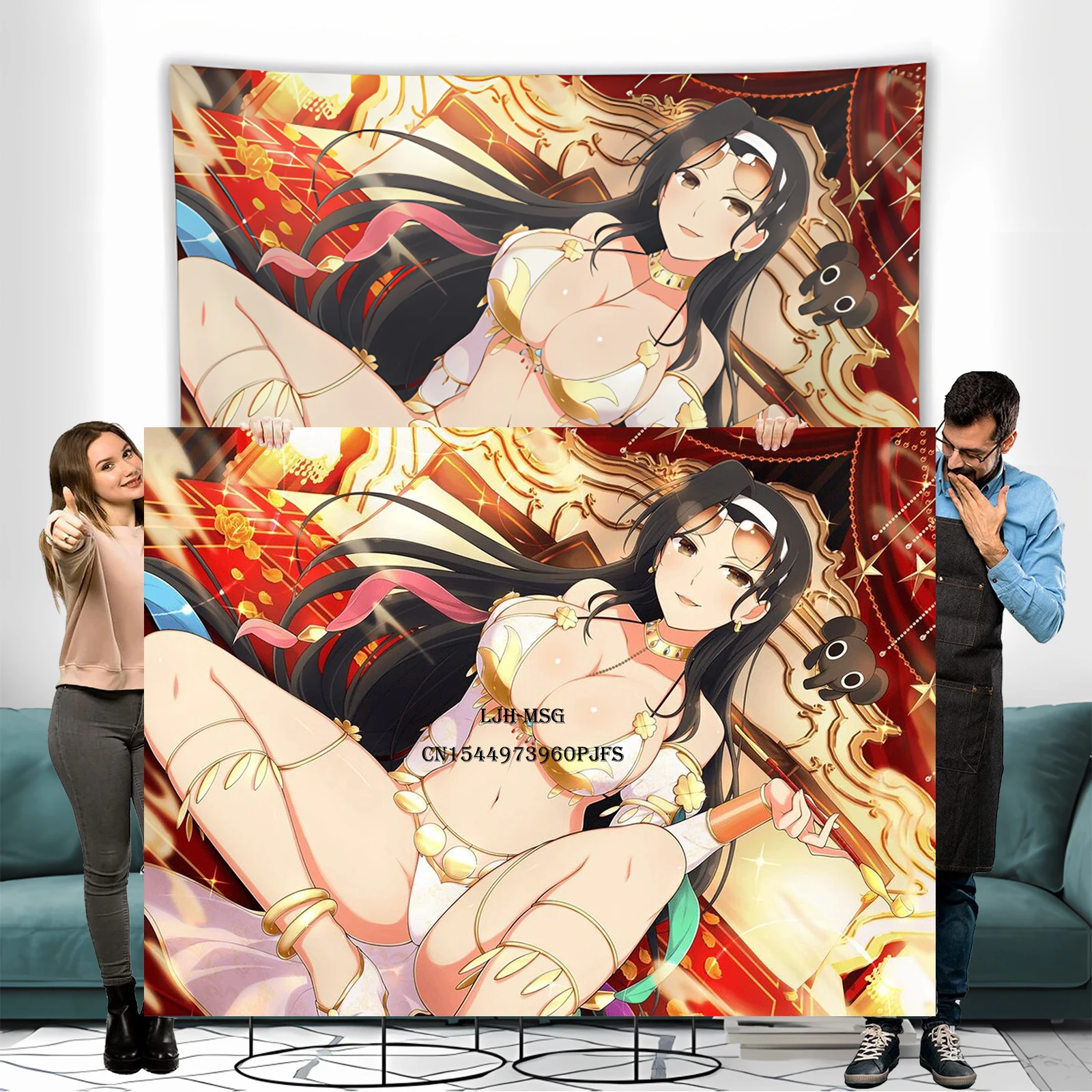 

Ninja Poster Anime Girl Wall Canvas Senran Kagura Tapestry Hentai 3d Mural Decoration Sexy Woman Milf Wallpaper Waifu Room Decor