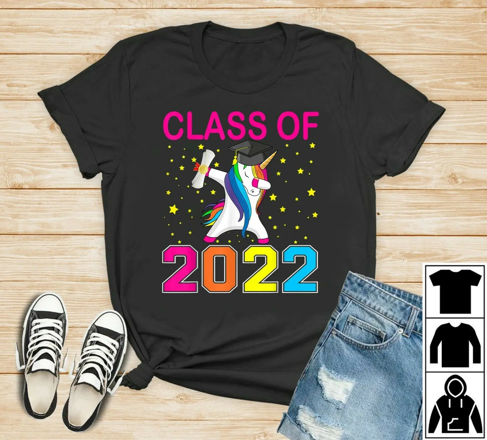 

Class of 2022 my last First-Day Graduation Unicorn Dabbing T-Shirt