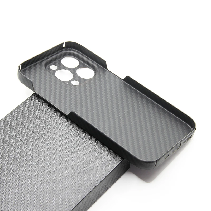 ZXKE Carbon Case For Apple Ipone14Pro IPhone14ProMax MagSafe Shell Aramid Fiber Shockproof Ultra Thin Hard Cover