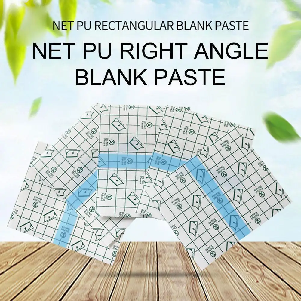 

100pcs Disposable Makeup Hand Palettes PU Film Paper Palettes Cosmetic Accessories Tool Makeup Color Makeup Palettes Adhesi Q8D3