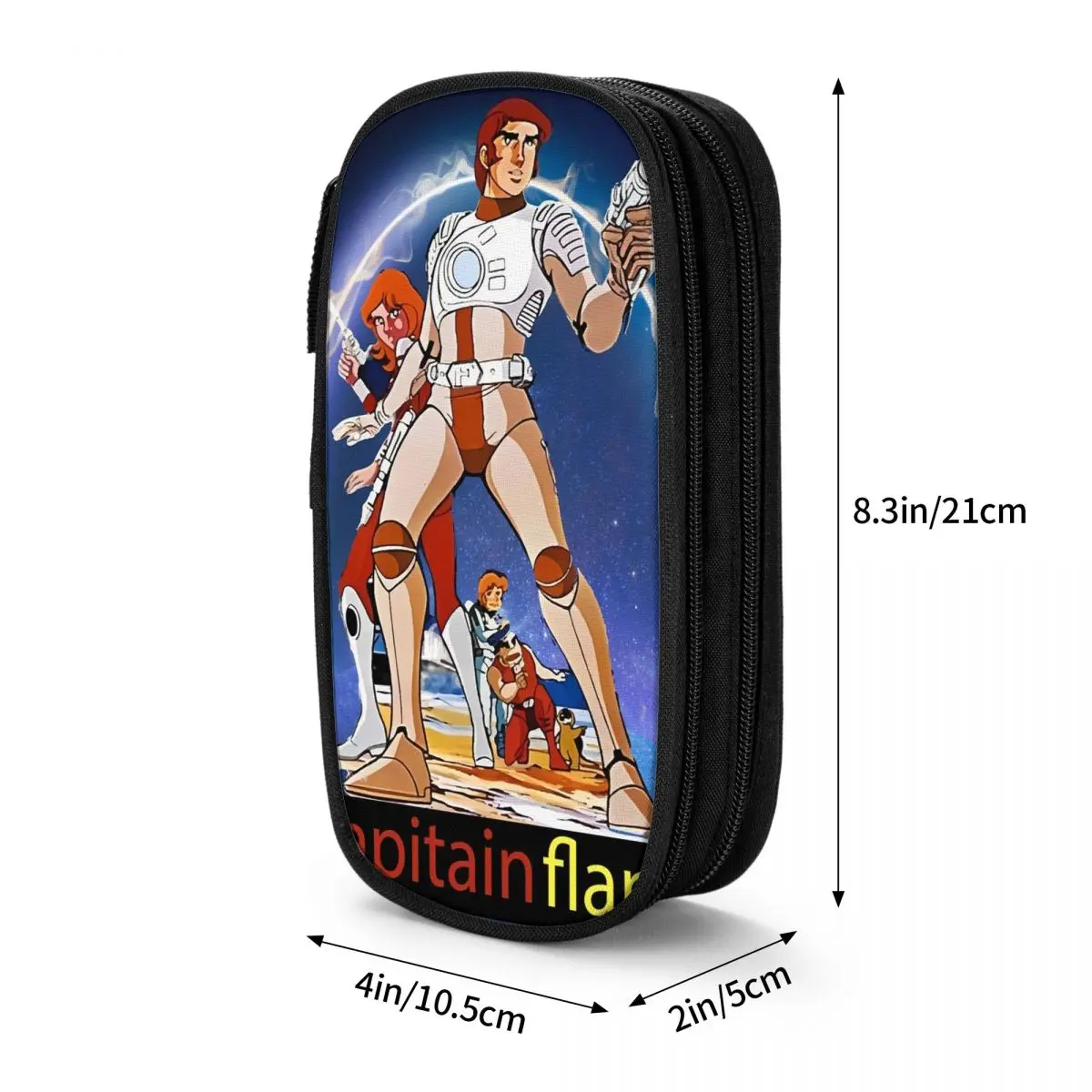 Captain Flam Future Pen Box двухслойные вместительные детские школьные принадлежности