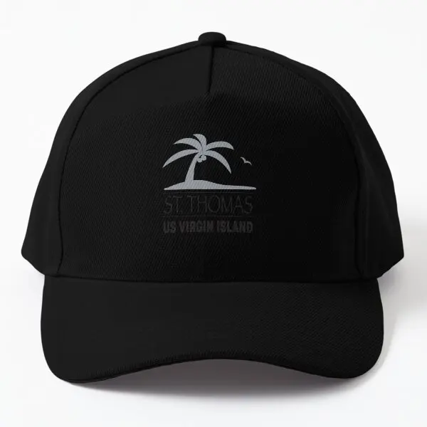 

St Thomas Us Virgin Island Baseball Cap Hat Summer Fish Mens Printed Casquette Black Sport Spring Sun Outdoor Bonnet Hip Hop