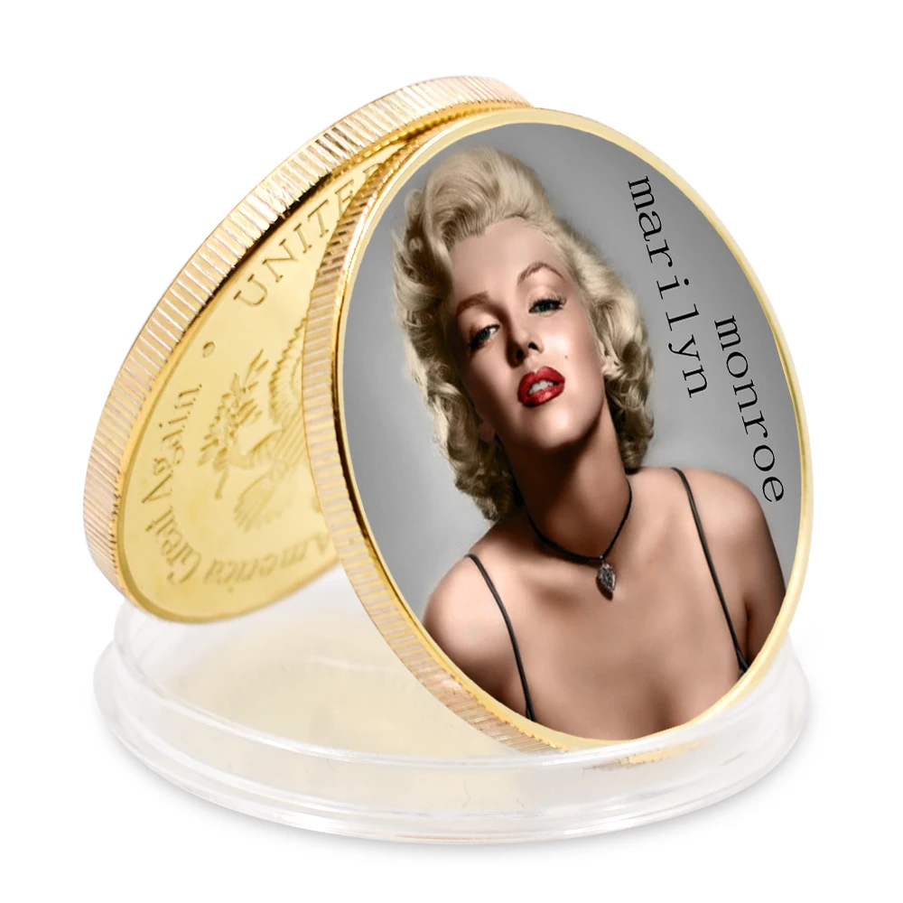 

Us Coins Marilyn Monroe Gold Coin Movie Star Coin Sexy Coin Coin Collectibles Antique Commemorative Coins Good Luck Gift