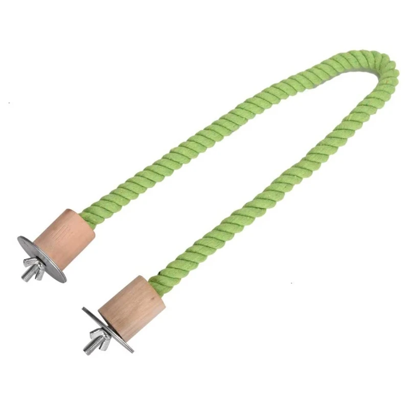 

Bird Cotton Rope Toys Bendable Perch Standing Toy Cage Accessories 2 Sizes