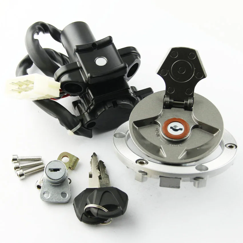 Ключи блокировки крышки топливного бака мотоцикла для Kawasaki EX250 Ninja 250 EX300 300 ER250 Z250