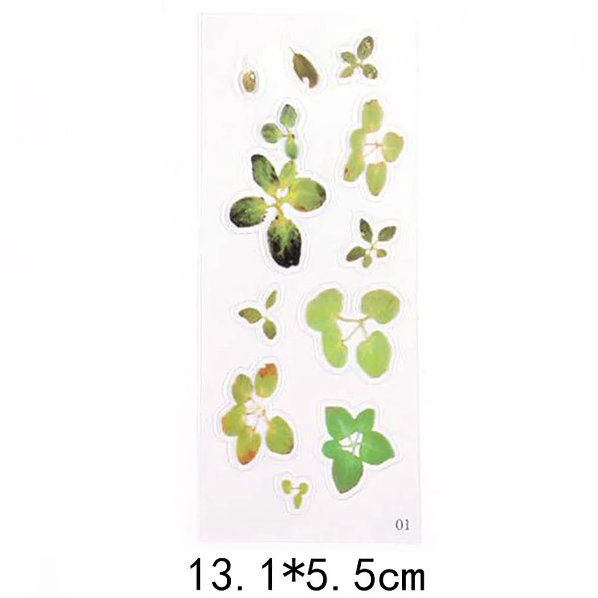 

2Packs Leaf Painting Stickers Aesthetic Stickers Mini Paper Diary Sticker DIY Scrapbooking Planner Decoration Sticker Album