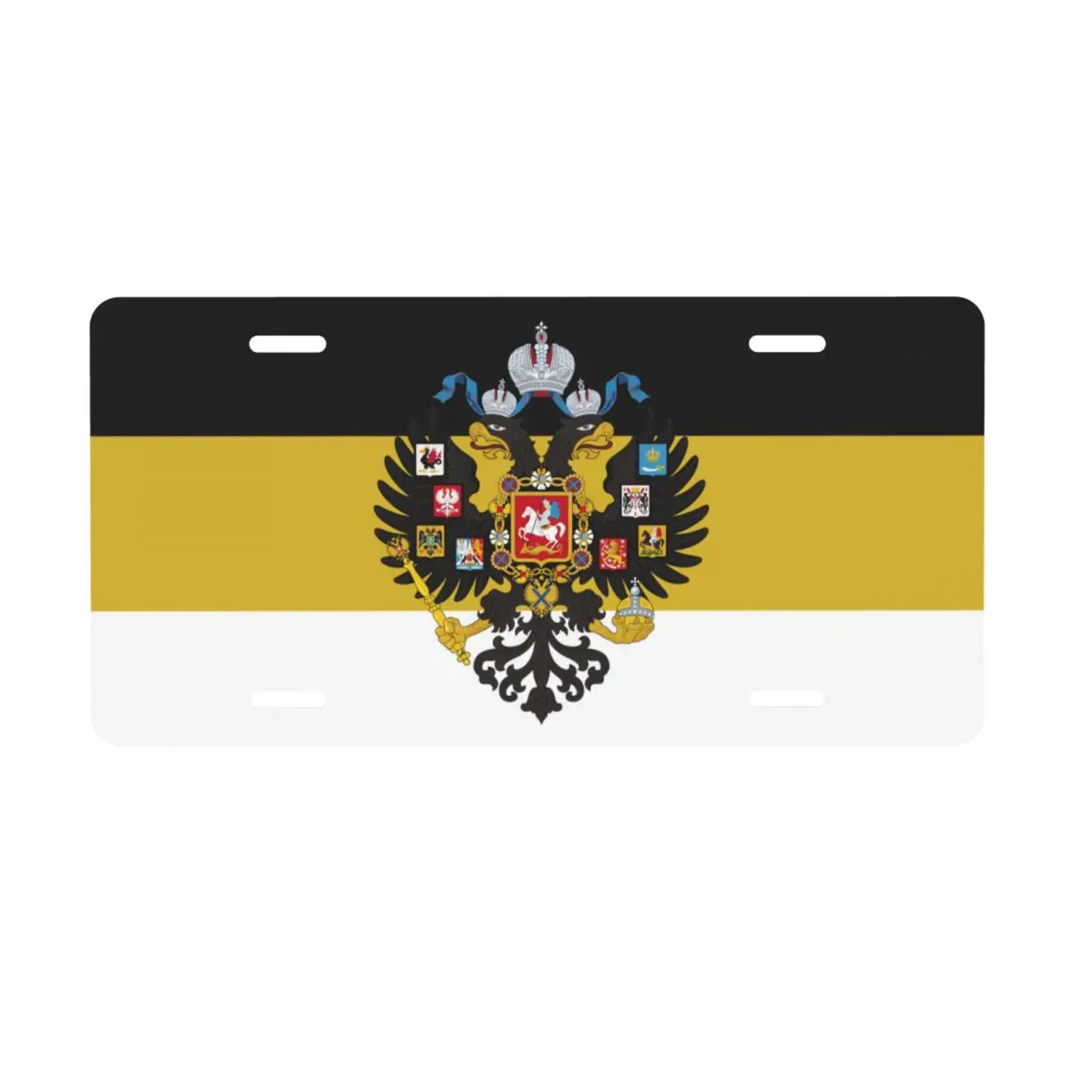 

Индивидуальный номерной знак российского герба, российский флаг, декоративный автомобильный передний номерной знак, алюминиевый металлический знак, тщательный знак