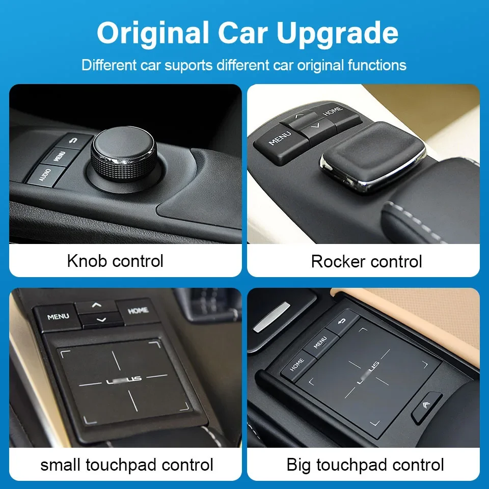 Беспроводной декодер CarPlay для Lexus NX RX IS ES GS RC CT LS LX LC UX 300H RS350 GS450H с поддержкой задней