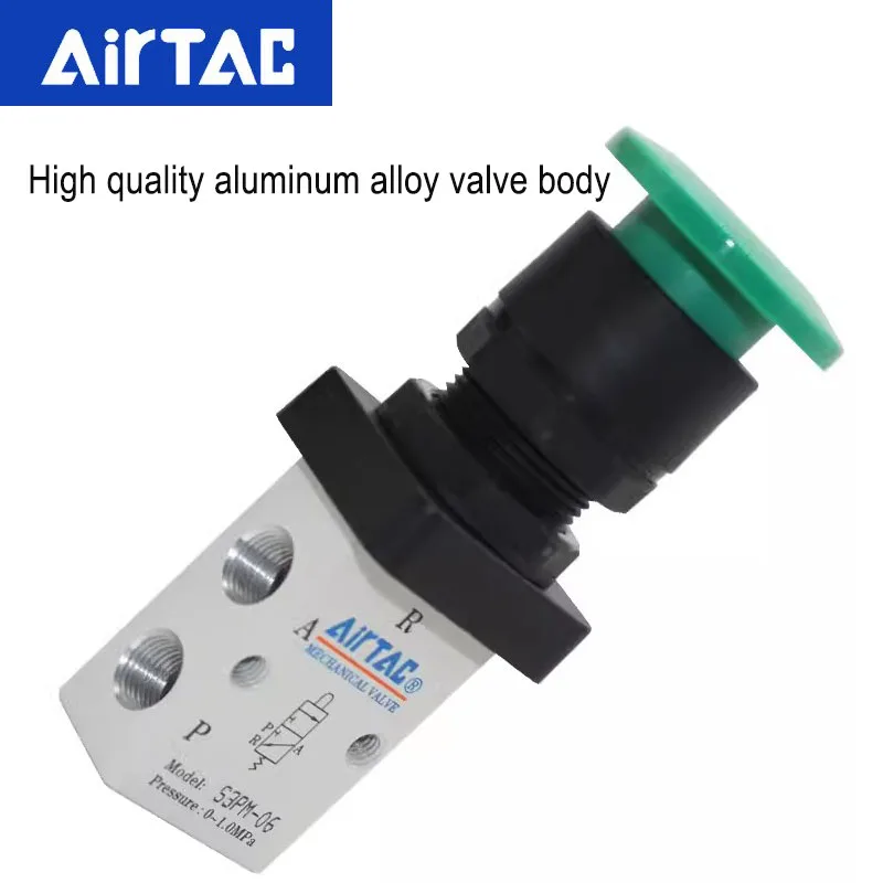 Оригинальный оригинальный механический клапан Airtac ручной в виде грибовой