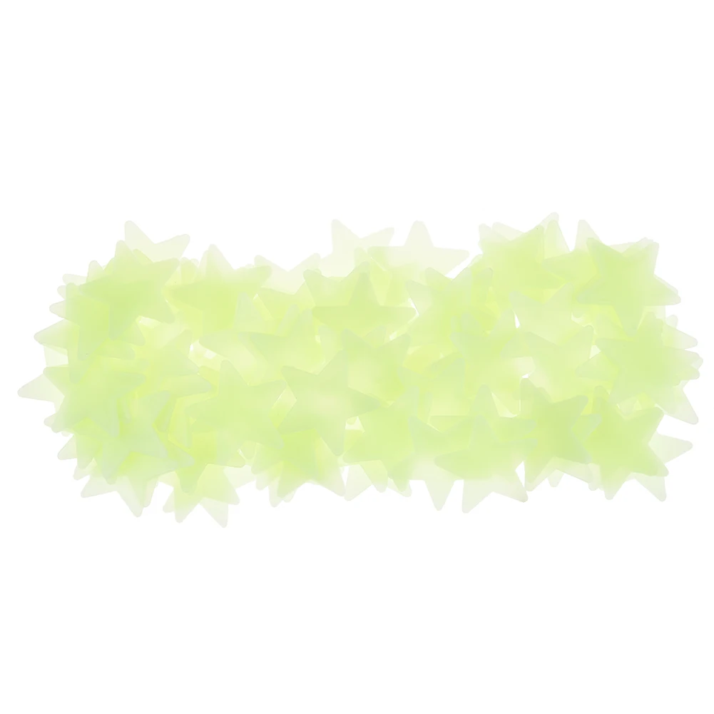 100 шт. флуоресцентные настенные 3d-наклейки со звездами |